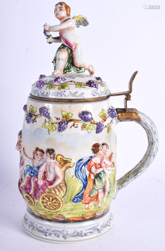 AN ITALIAN CAPO DI MONTE NAPLES PORCELAIN …