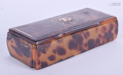 A LATE REGENCY TORTOISESHELL AND GOLD S…