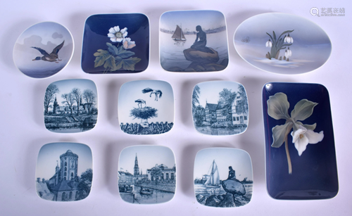 ASSORTED ROYAL COPENHAGEN DISHES. (qty)