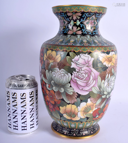 A 1950S CHINESE CLOISONNE ENAMEL VASE d…