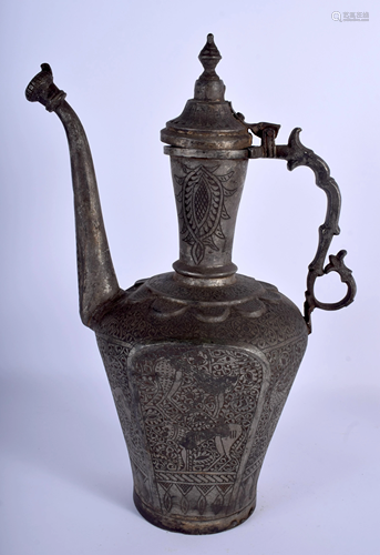 A LARGE 19TH CENTURY ISLAMIC EWER. 43 …