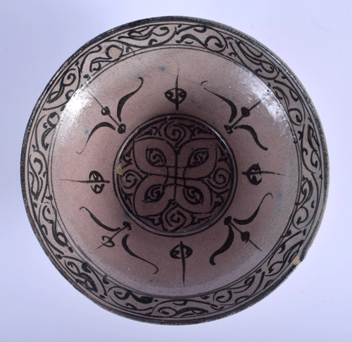 A 10TH/12TH CENTURY NISHAPUR POTTERY BOWL Pe…