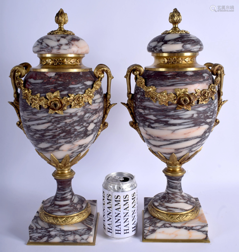 A PAIR OF MID 19TH CENTURY FRENCH ORMOLU …