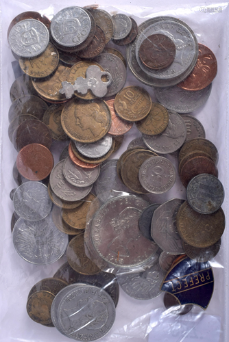 ASSORTED COINAGE. (qty)