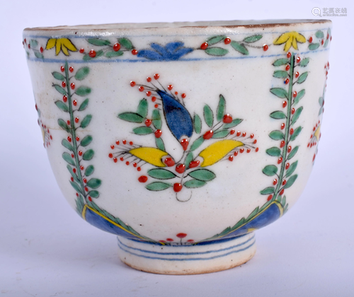 A TURKISH KUTAHYA FAIENCE POTTERY JAR painte…