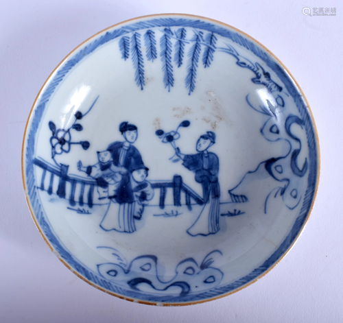 AN 18TH CENTURY CHINESE BLUE AND WHITE S…