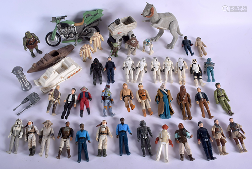 VINTAGE STAR WARS FIGURES. (qty)