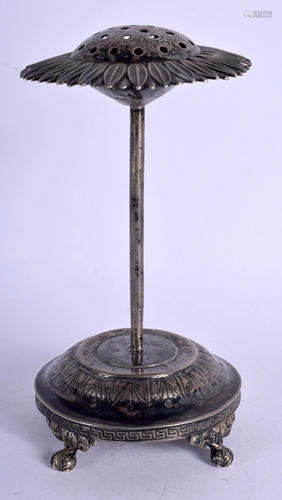 A VINTAGE JUDAIC SILVER JUDAIC SPICE TOWER …