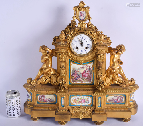 A FINE LARGE 19TH CENTURY FRENCH ORMOLU …