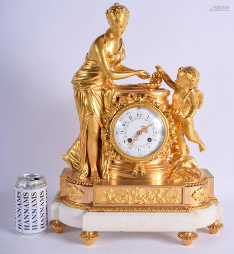 A FINE 19TH CENTURY FRENCH ORMOLU AND MAR…