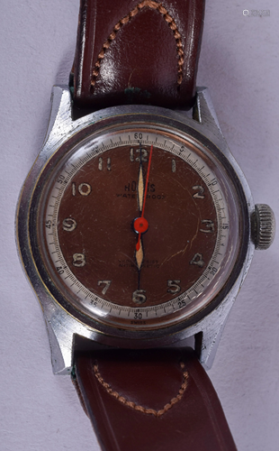 A VINTAGE COPPER DIAL WRISTWATCH. 2.75 cm …