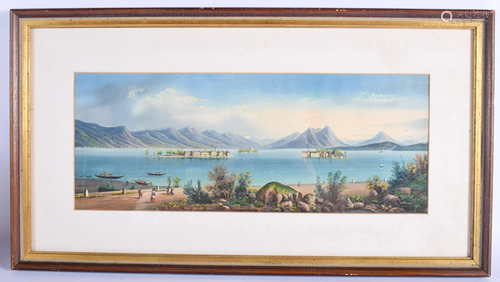 A 19TH CENTURY ITALIAN GOUACHE WATERCO…