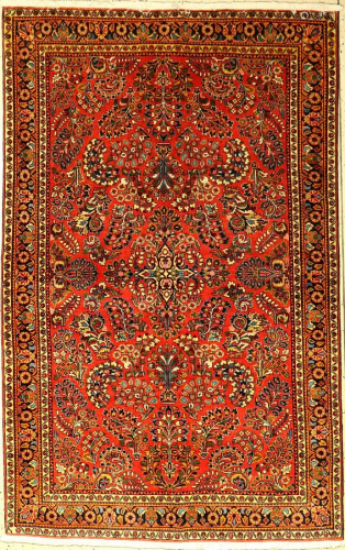 Fine Saruk rug old, Persia, around 1940/1950, …