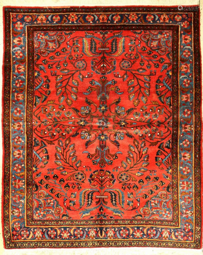 Lilain Us Re Import Rug, Persia, around 1920, wool on