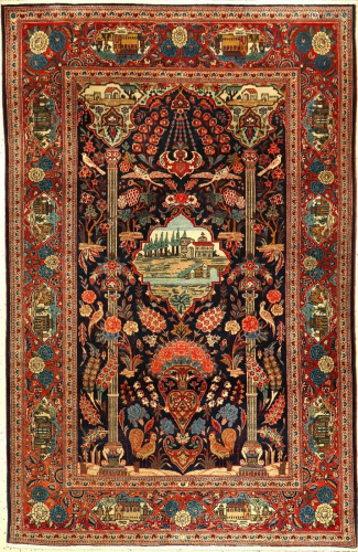 Keschan old, Persia, around 1930, wool, approx. …