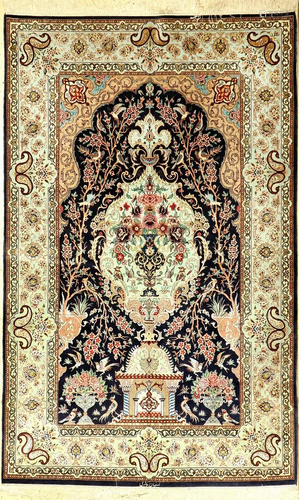 Fine Esfahan 'Kasiri' (signed), Persia, approx. 40