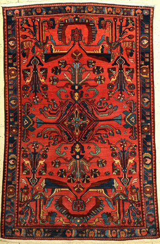 Lilian rug, Persia, around 1920, wool on cotton