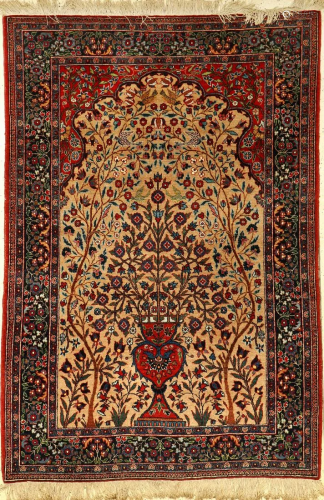 Kermanshah rug, Persia, around 1920, wool on cotton