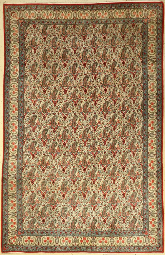 Qom old, Persia, approx. 60 years, wool, appr…