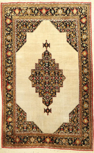Silk Qom old, Persia, approx. 40 years, pure natural