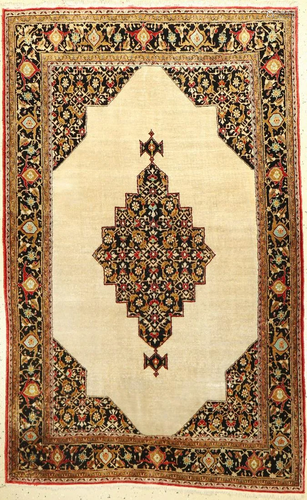 Silk Qom old, Persia, approx. 40 years, pure natural