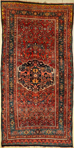 Bidjar old, Persia, around 1920, wool on cotton