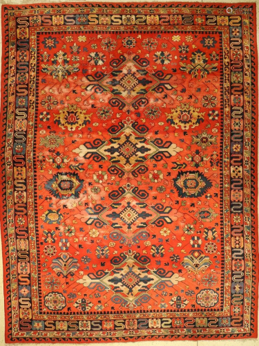 Tefzet old, Germany, around 1930, wool on cotton