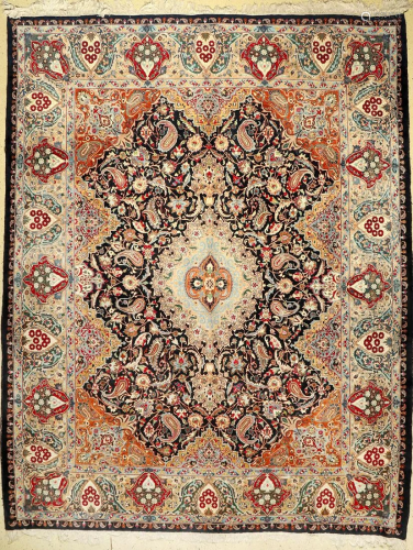 Kashmar Carpet, Persia, approx. 50 years, woolon cot…