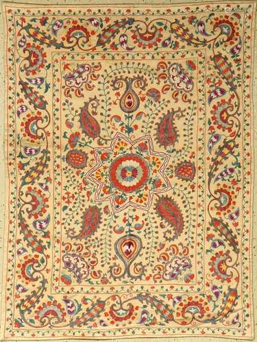 Uzbek Susani (Lakai Design), approx. 10 years,pure