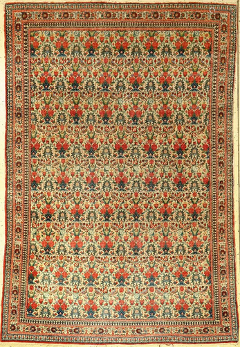 Tehran old, Persia, around 1930, wool on cotton