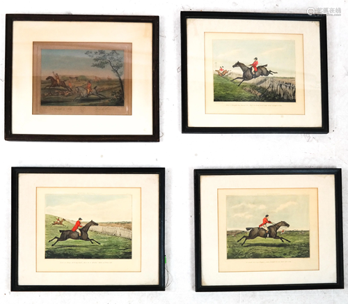 Four Hunting Scenes - Prints