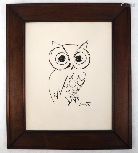 Drawing of Owl