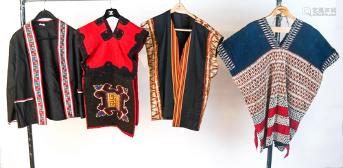 Lot of 4 Vintage Ethnographic Jackets