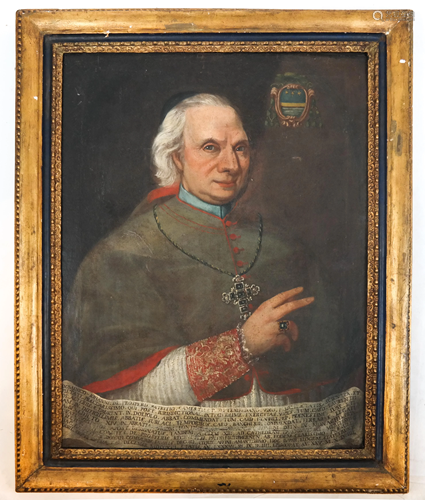 Italian School: Portrait of a Cardinal - O/C