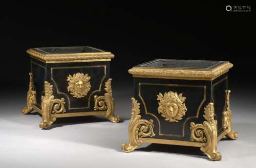 PAIR OF STYLE GARDENS LOUIS XIV By Henry Dasson (1…