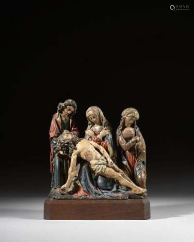 Group of carved and polychromed wood The Deplorati…
