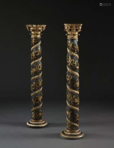 PAIR OF ITALIAN COLUMNS FROM THE BAROQUE PERIOD \nI…