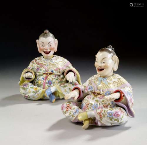 TWO PORCELAIN MAGOTS FROM MEISSEN AND GERMANY from…