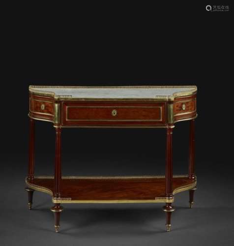 NEOCLASSICAL PERIOD CONSOLE TABLE \nMahogany, mahog…