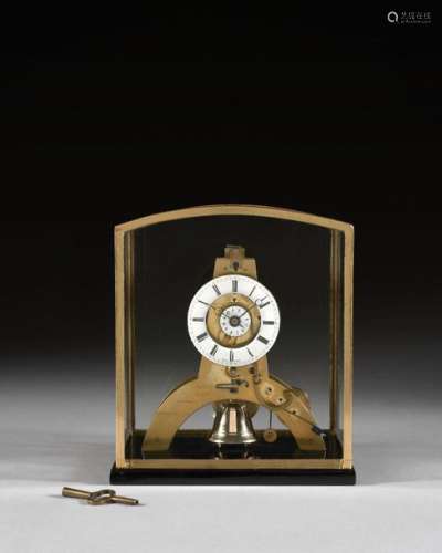Signed SQUELETTE ALARM CLOCK (dial and movement), …
