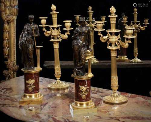 PAIR OF CANDELABRA FROM THE RESTORATION PERIOD \nIn…