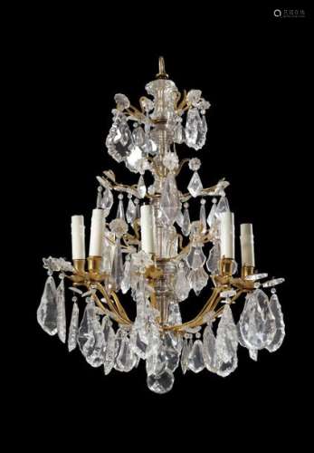 LOUIS STYLE CHANDELIER XV \nCrystal, gold plated me…
