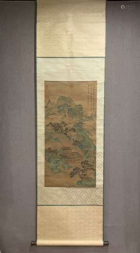 A CHINESE LANDSCAPE PAINTING, QIU YING MARK