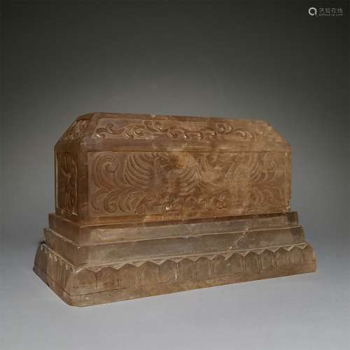 A LIAO DYNASTY CRYSTAL COFFIN