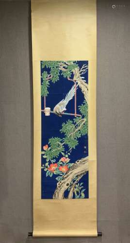 A CHINESE BIRDS PAINTING, SHEN QUAN MARK