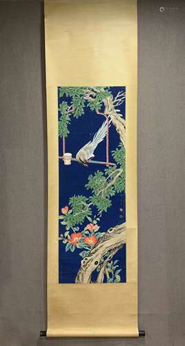 A CHINESE BIRDS PAINTING, SHEN QUAN MARK