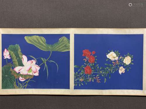 A CHINESE FLOWER PAINTING, SONG MEILING MARK