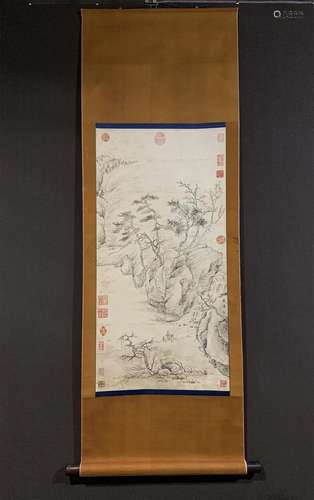 A CHINESE PAINTING,MA YUAN MARK