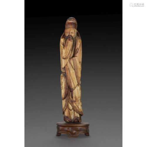 ~DIGNITY STATUTE in ivory, depicted standing, wear…