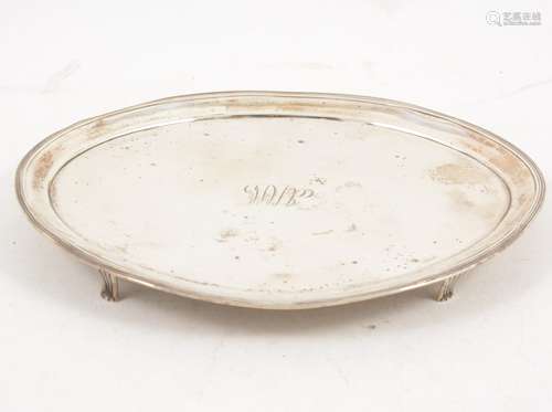 A George III silver teapot stand by Peter and Ann Bateman